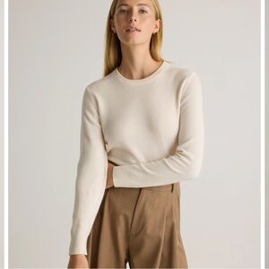Quince Mongolian Cashmere Crewneck Sweater